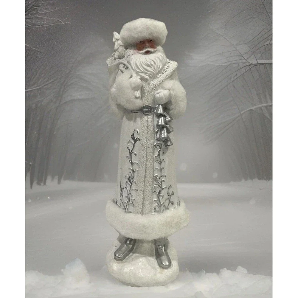 Santa Claus Figurine Raz Imports Citi Of Lights Santa